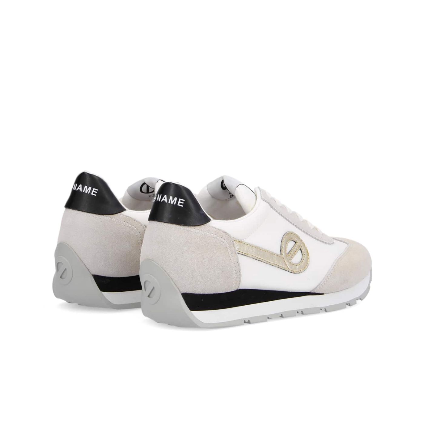 CITY RUN JOGGER - SUEDE/BREAKER - BLANC